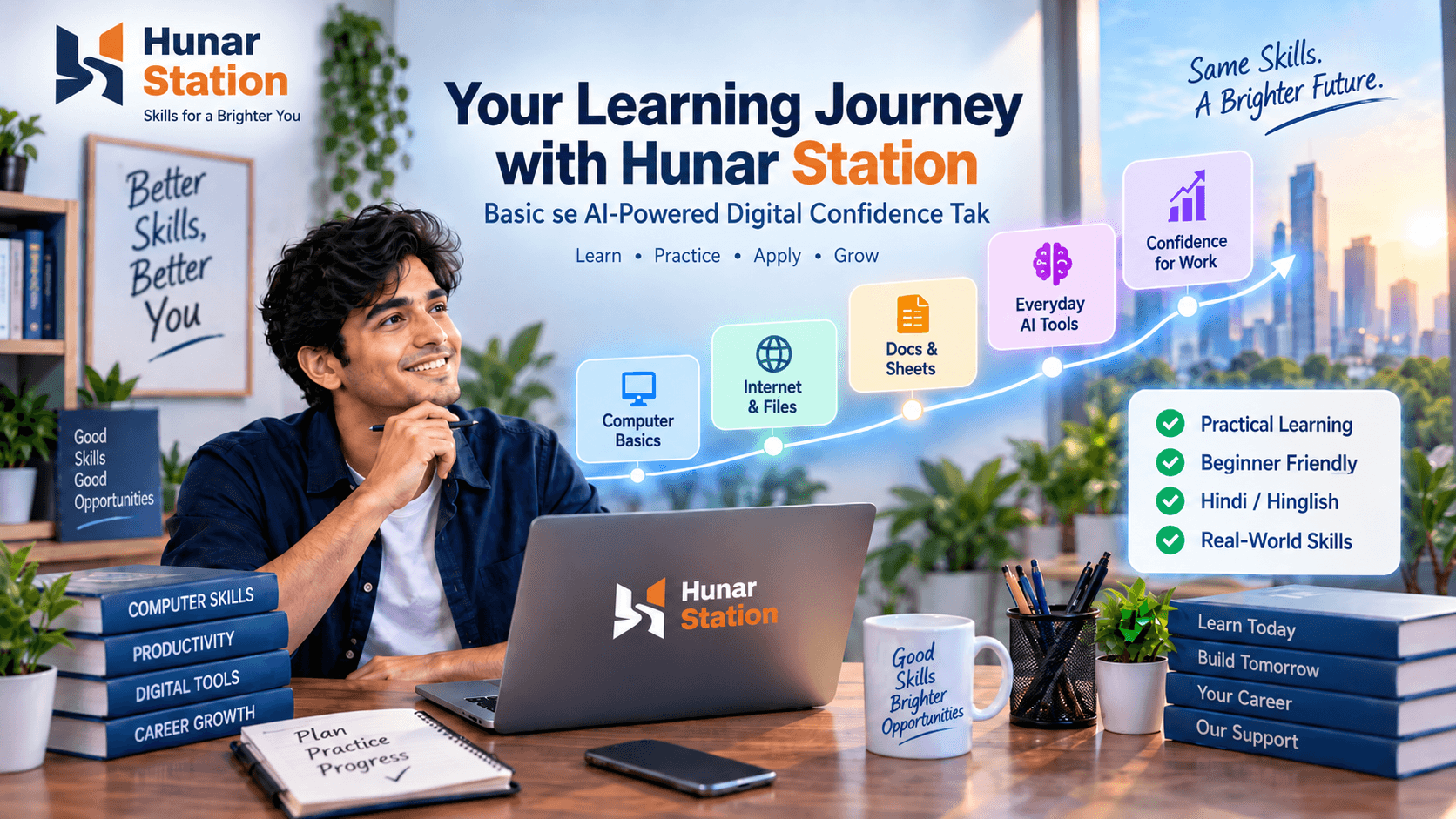 Step-by-step digital learning journey