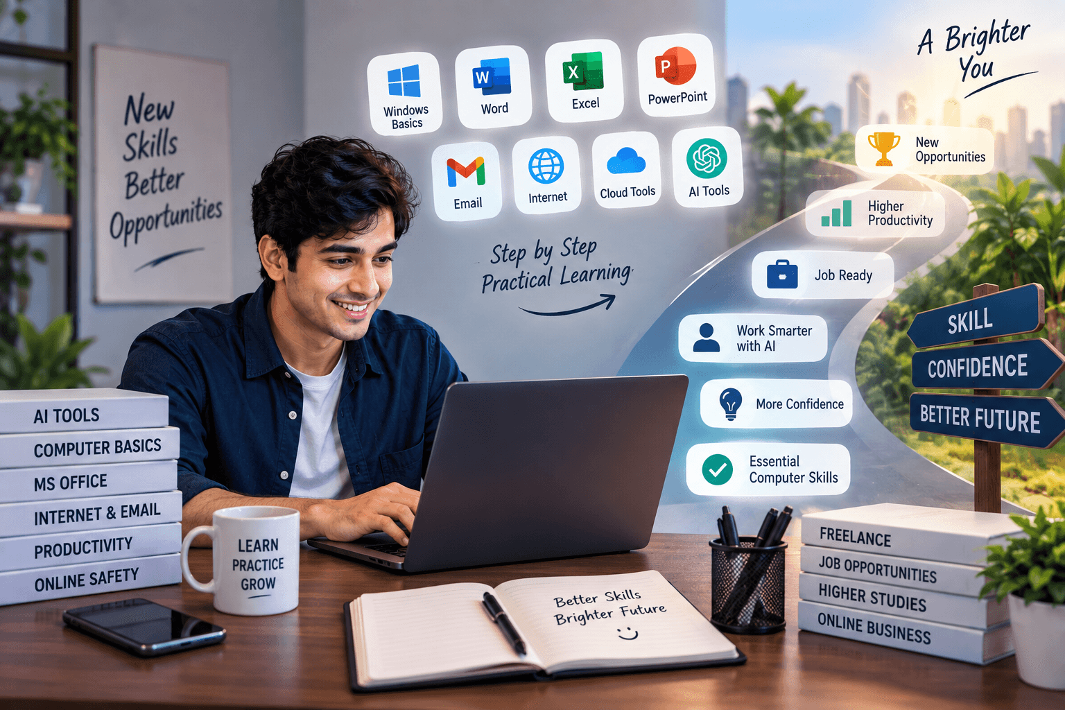Practical learning journey with modern digital skills